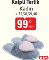 KALPLİ TERLİK KADIN fiyat ve kampanya bilgisi